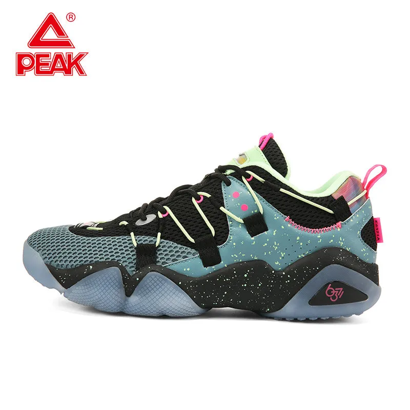 PEAK TAICHI Sport Basketball Shoes Lightweight Casual Men's Sneakers Summer Breathable Mesh Outdoor Sports Shoes E02757E Relax Foot Soft Material