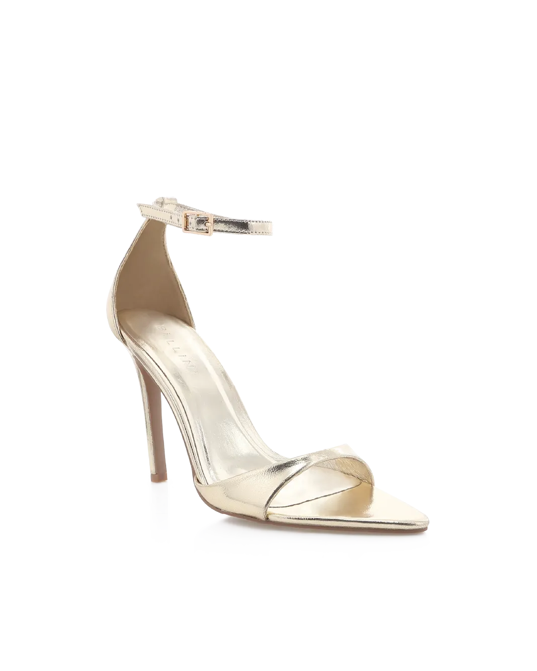 QUEENA - GOLD METALLIC Padded Tongue Luxe Wedding Footwear