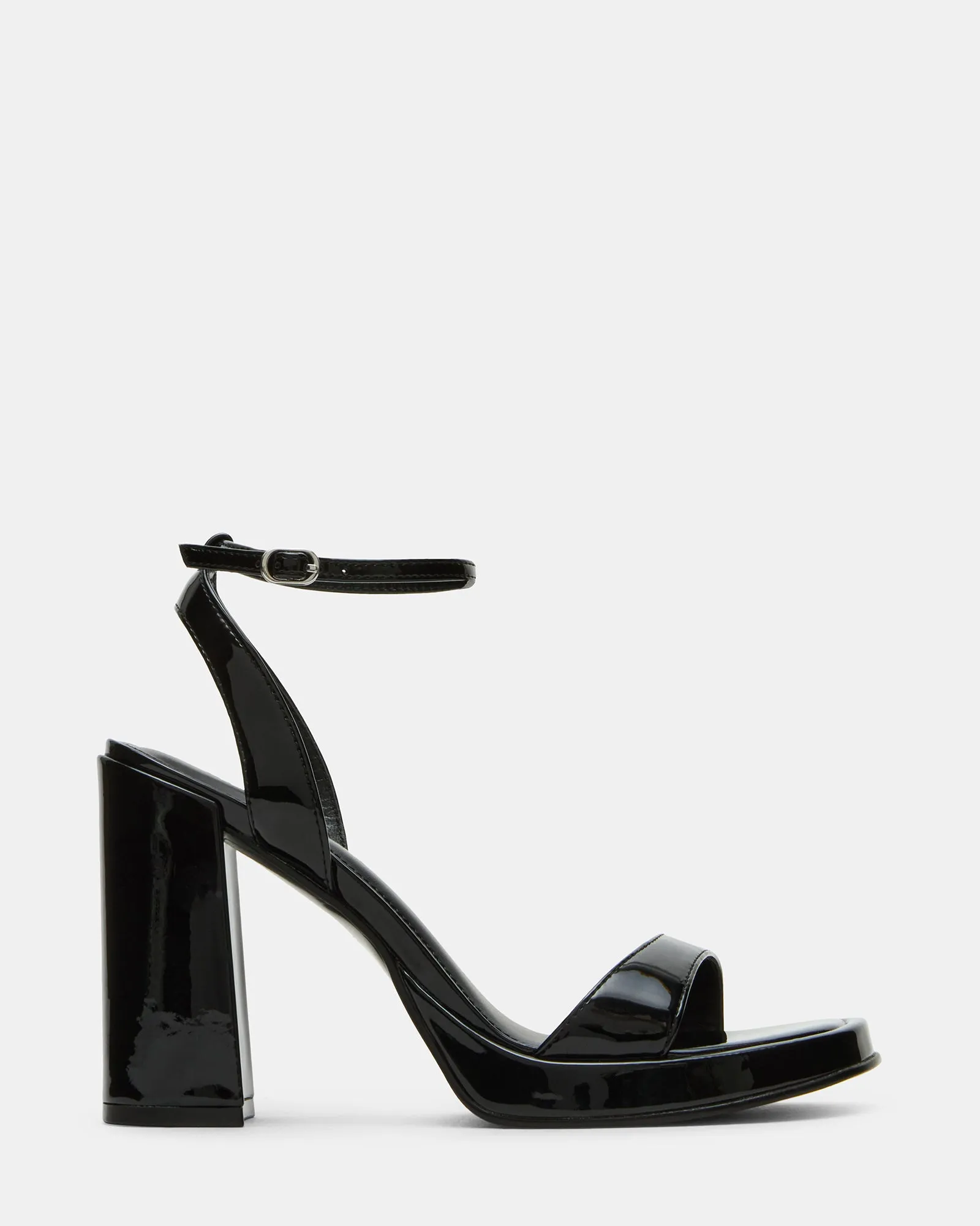 Strappy Sandals Holiday Office Shoes SULLIVAN BLACK PATENT