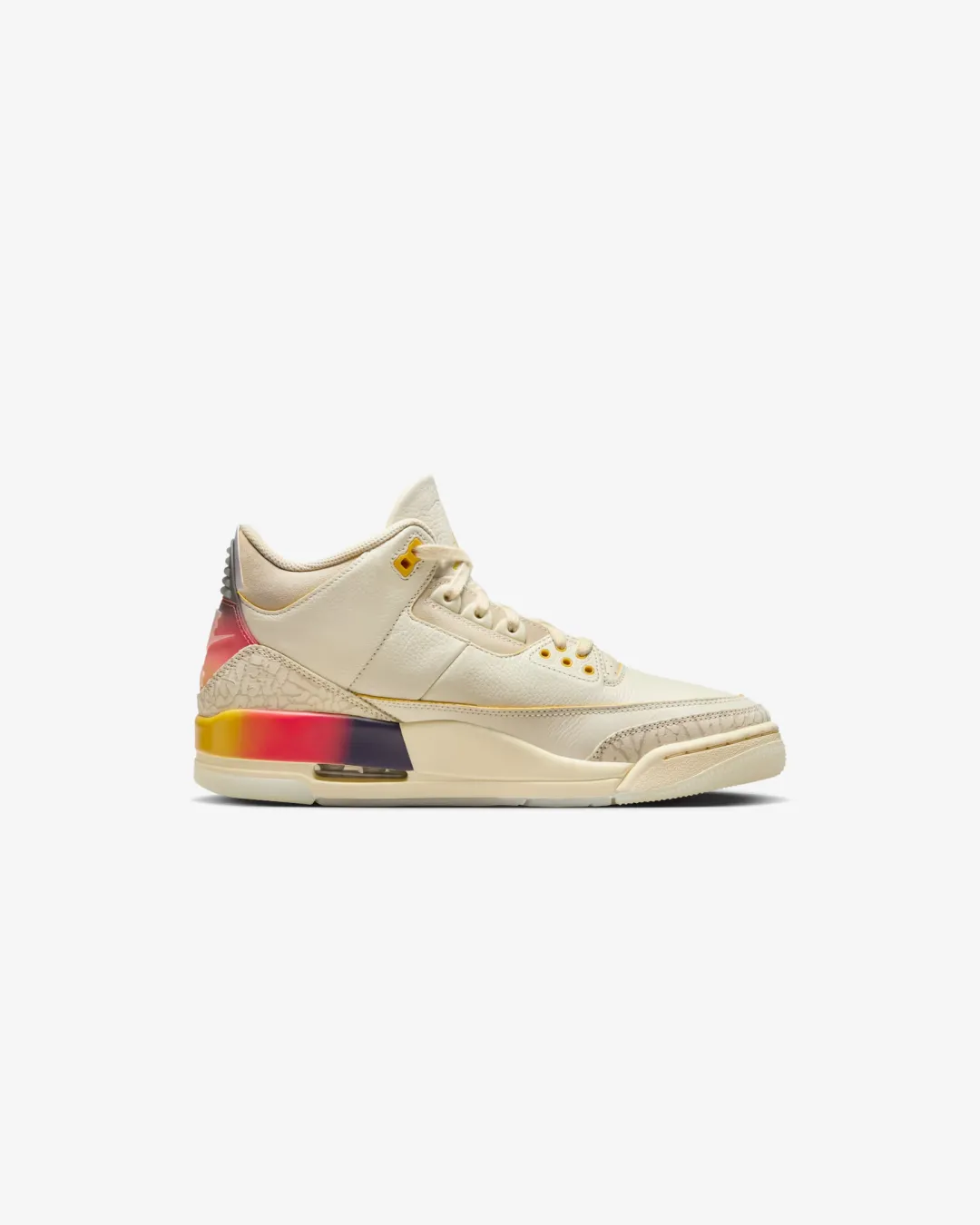 Beach Fun Air Jordan 3 x J Balvin Sunset Sneakers