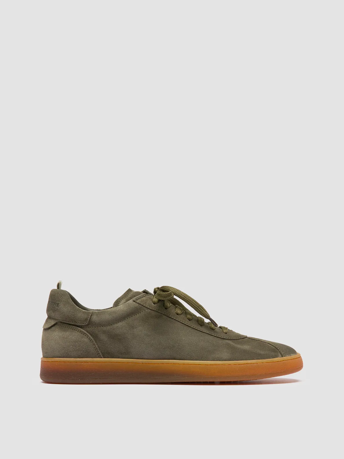 HALO 001 - Green Suede Sneakers Clean Build Optimal Flexibility