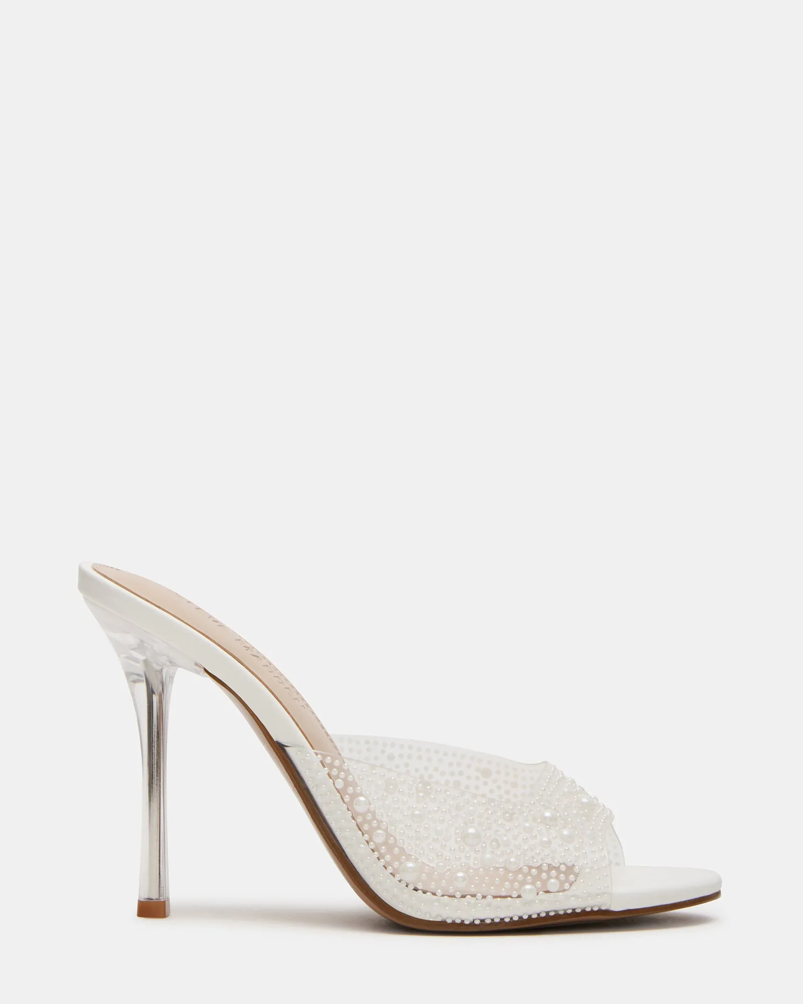 casual daily wear Bridal Pumps PEACH PEARL CLEAR