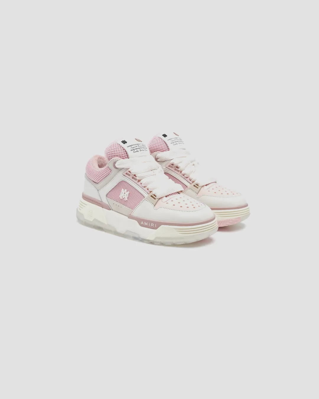 AMIRI MA-1 Pink Panelled Sneakers quality - brand shoes