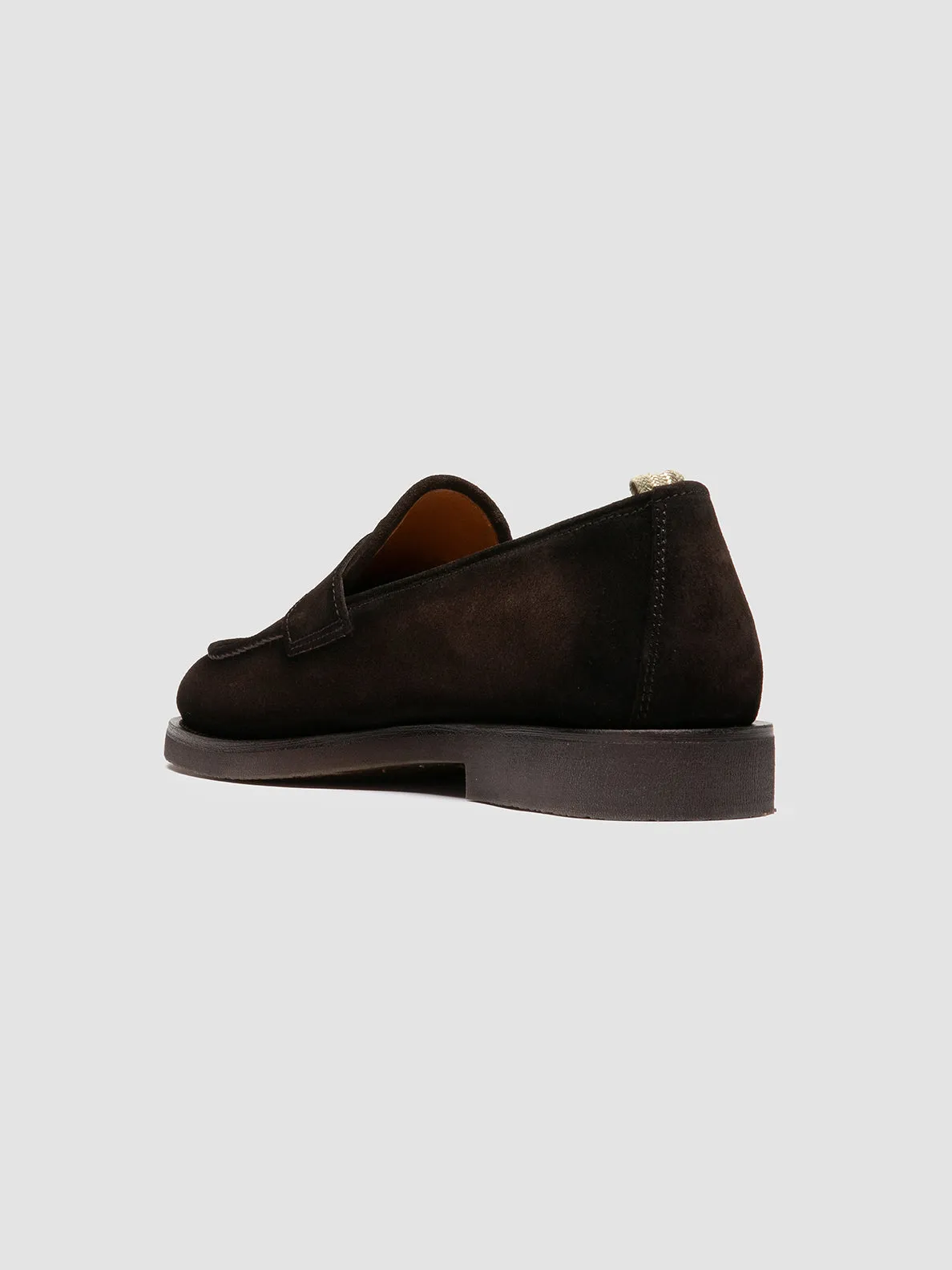 Sports Precision Lightweight Gear OPERA FLEXI 101 - Brown Suede Penny Loafers