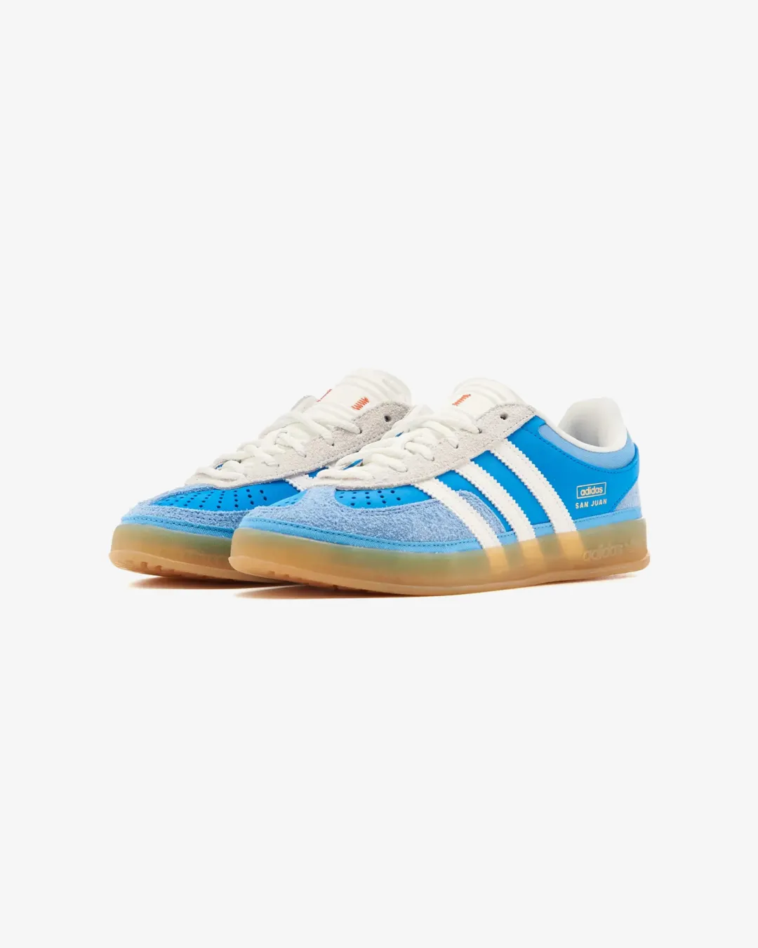 The Bad Bunny x Adidas Gazelle Indoor 'San Juan' Sneakers Love Path Muscle Aid