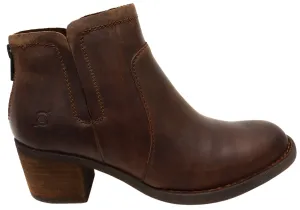 sexy look Born Reece Womens Comfortable Leather Mid Heel Ankle Boots