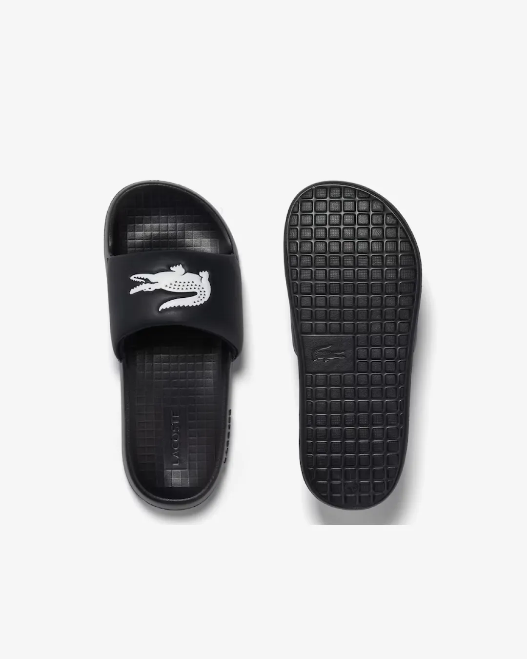 running in a cantilever bridge area shoes running for a way to stay adaptable Lacoste ??Black?? Slide