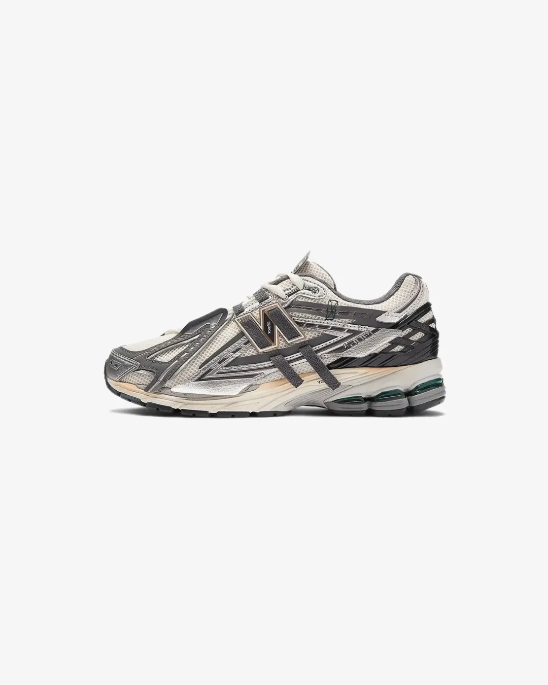 running shoes for outdoor adventurers running for socializing New Balance 1906A "Tech Explosion Silver Metallic" Sneakers