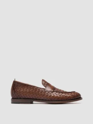 Urban Stylewear OPERA 003 - Brown Leather Penny Loafers