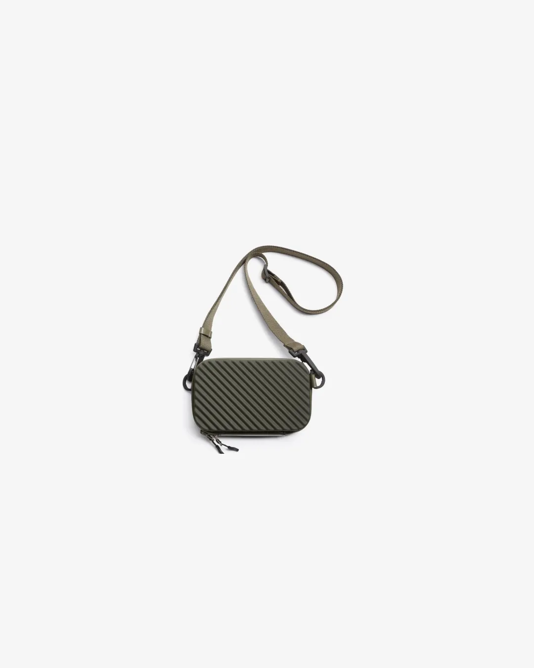 Slim - fit Zara Rigid Cross Body Bag 'Olive'