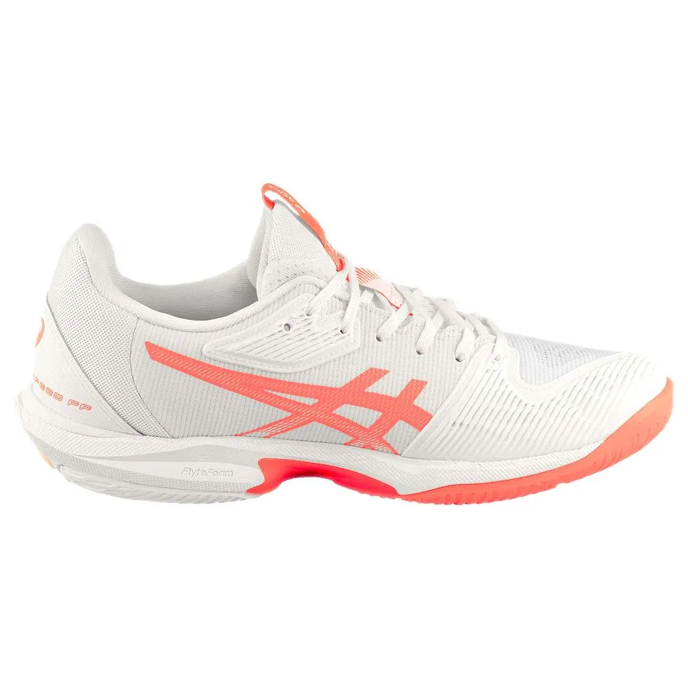 All-day arch Asics Women's Solution Speed FF 3 - White/Sun Coral