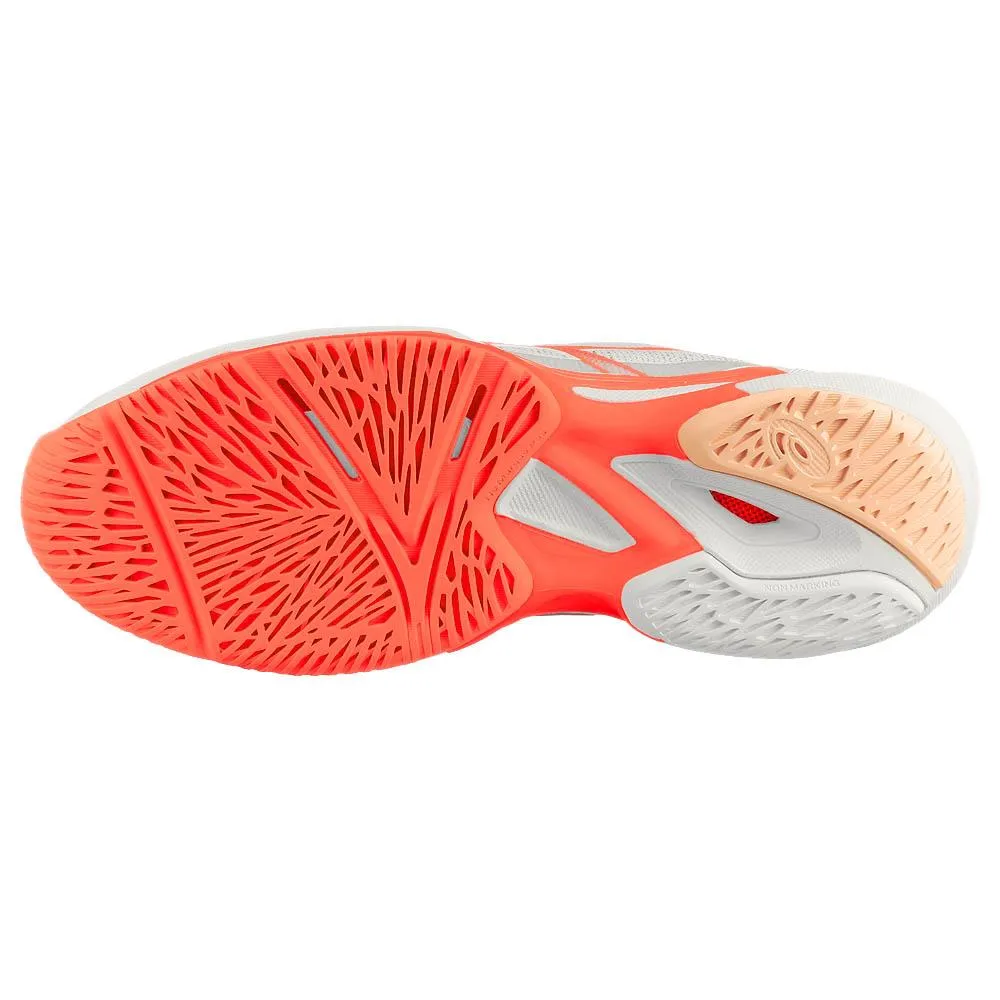 Asics Women's Solution Speed FF 3 - White/Sun Coral Street cushioning Urban breathability