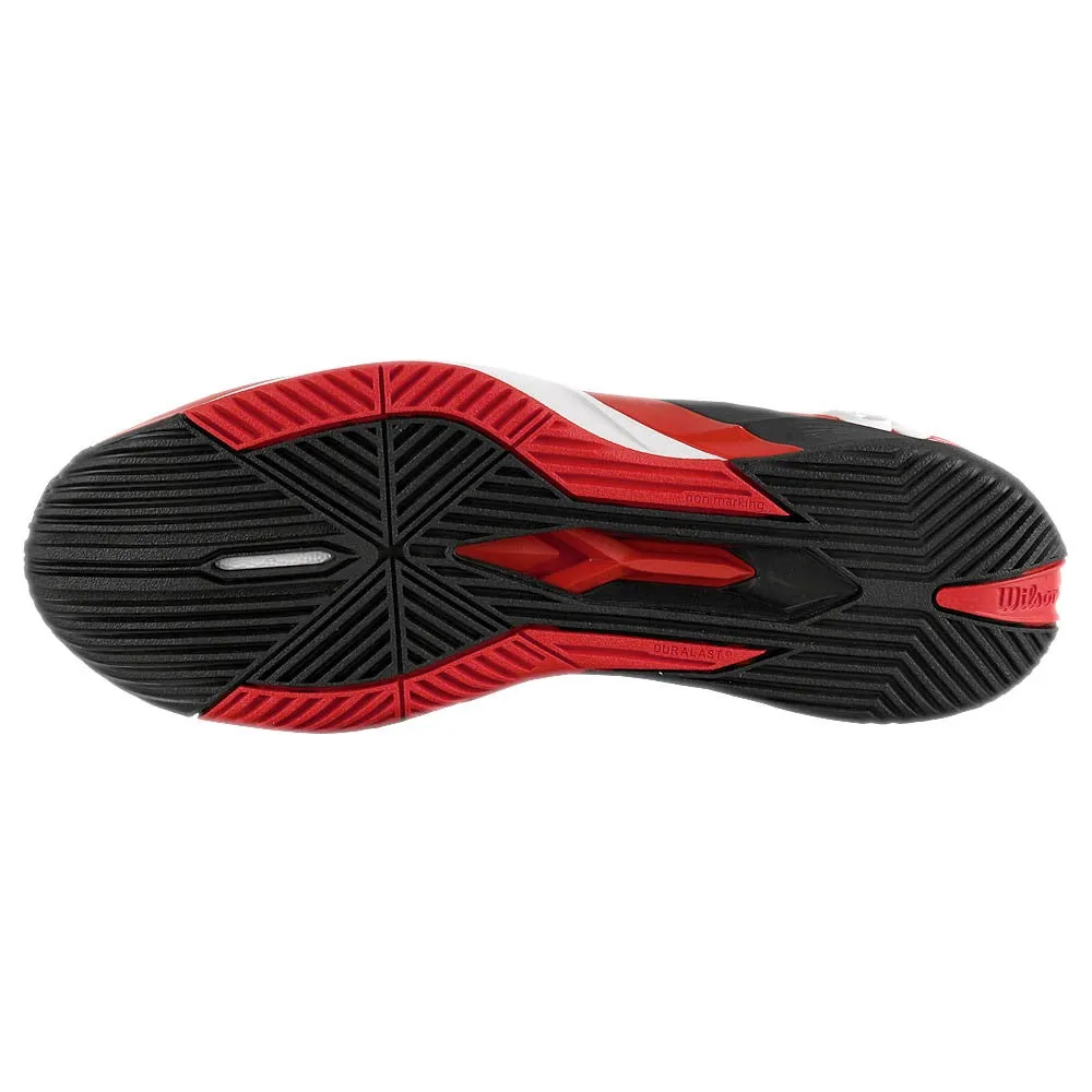 Wilson Men's Rush Pro 4.5 - Black/Infrared Sports Culture Strong Traction