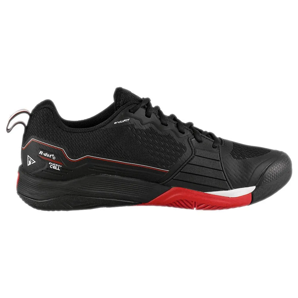 Trainer Shoes Wilson Men's Rush Pro 4.5 - Black/Infrared