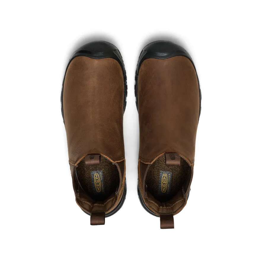 Wide Cut Men's Anchorage IV Waterproof Boot  |  Dark Earth/Black