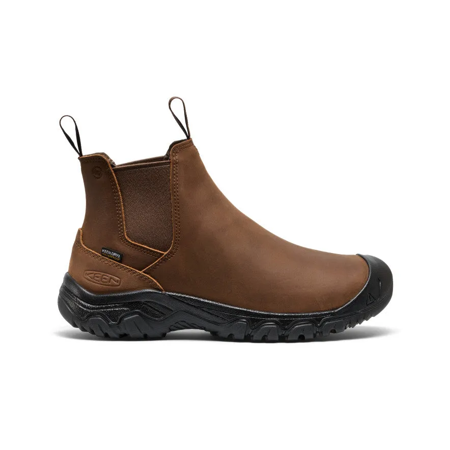 Elastic Band Men's Anchorage IV Waterproof Boot  |  Dark Earth/Black
