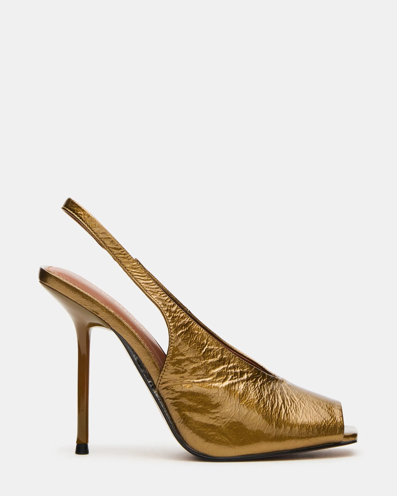 Foot Protection Trendy Footwear LUCIAN OLIVE CRINKLE PATENT