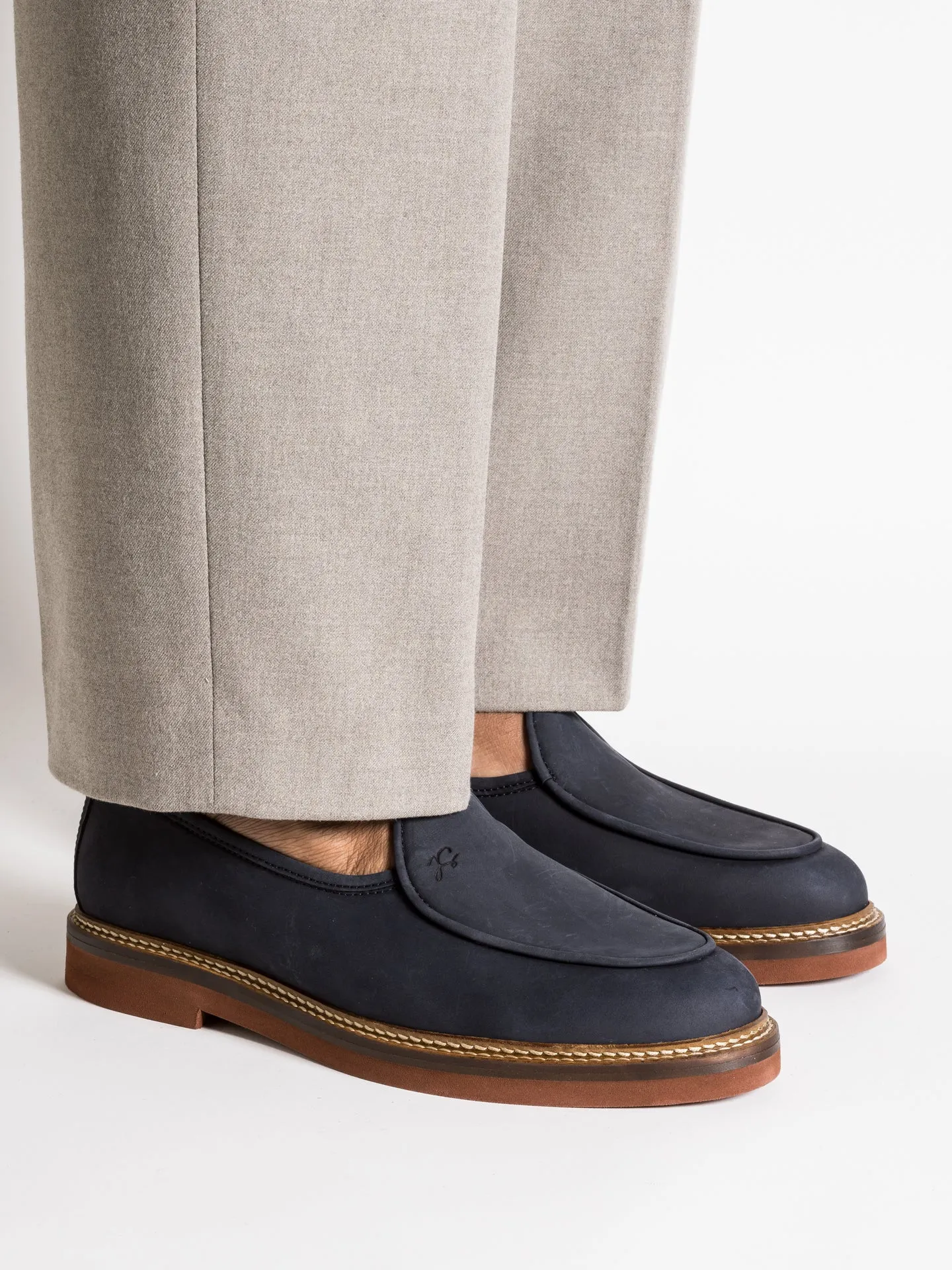 Travel Friendly LEX NAVY NUBUCK