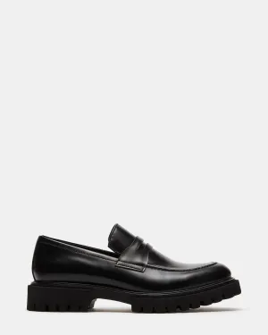 Air Flow Pro Stylish Slip-Ons RONEN BLACK LEATHER