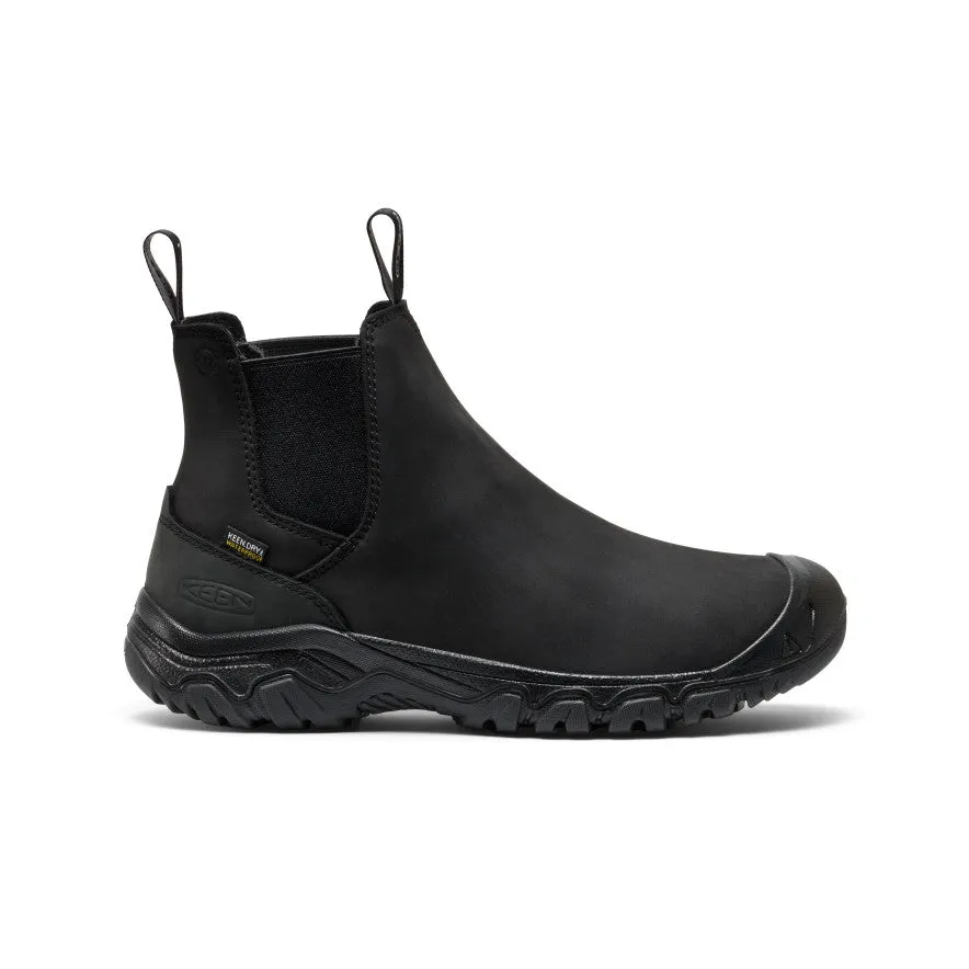 Biker Durable Stitching Men's Anchorage IV Waterproof Boot  |  Black/Black