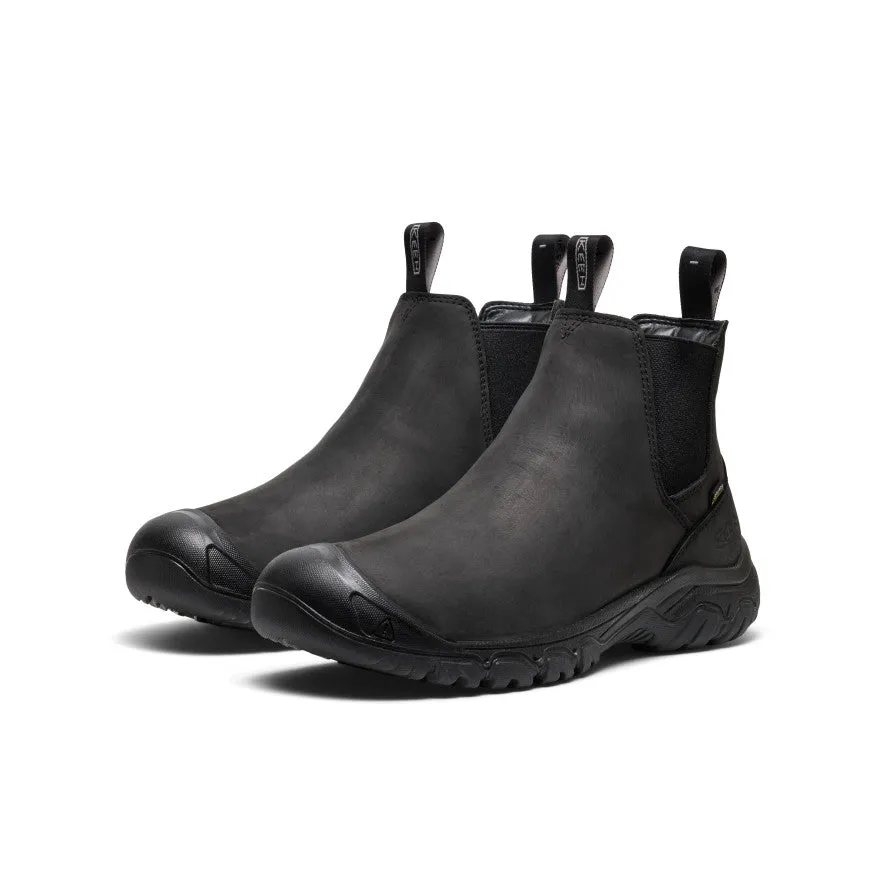 Men's Anchorage IV Waterproof Boot  |  Black/Black Sleek Design