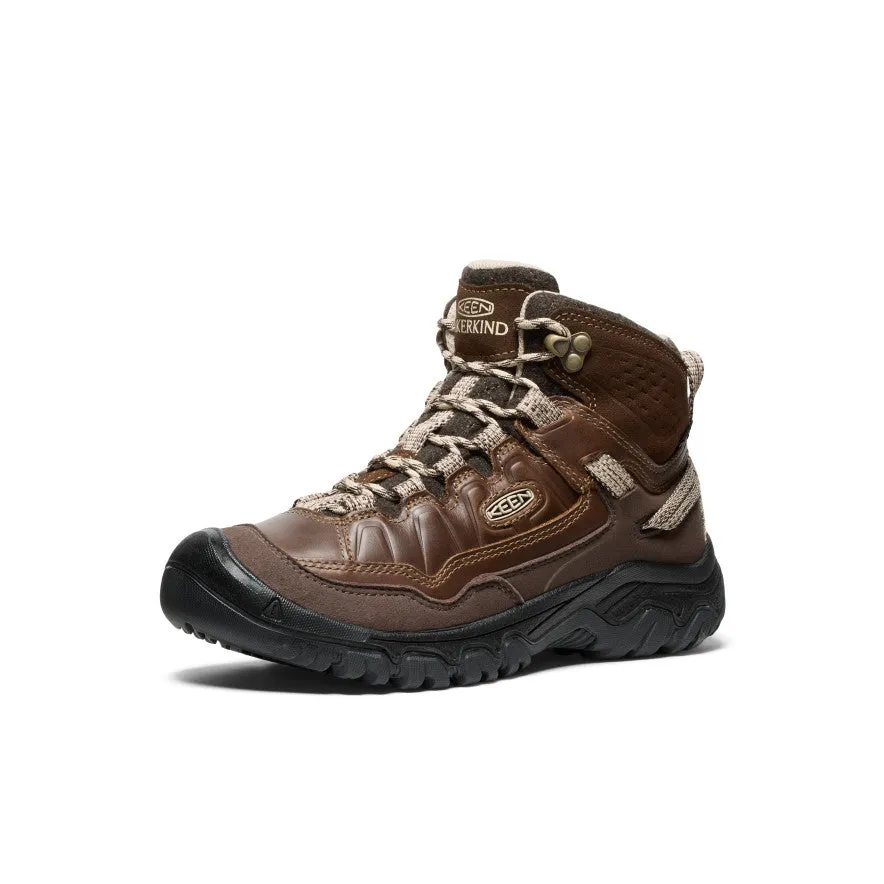 Women's Targhee IV Waterproof Hiking Boot x Hikerkind  |  Dark Earth/Dark Earth Mountain Support Wilderness Journey