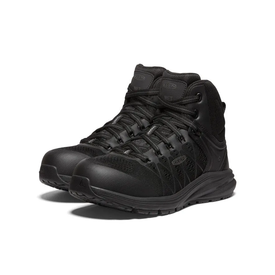 Minimal Color Library Visit Women's Vista Energy Mid INT MET (Carbon Toe)  |  Black/Raven