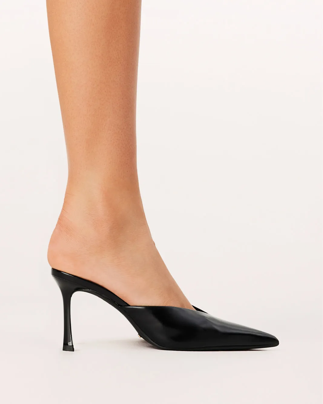 XANNON - JET SHINE Bridal Pumps Wide Fit Heels