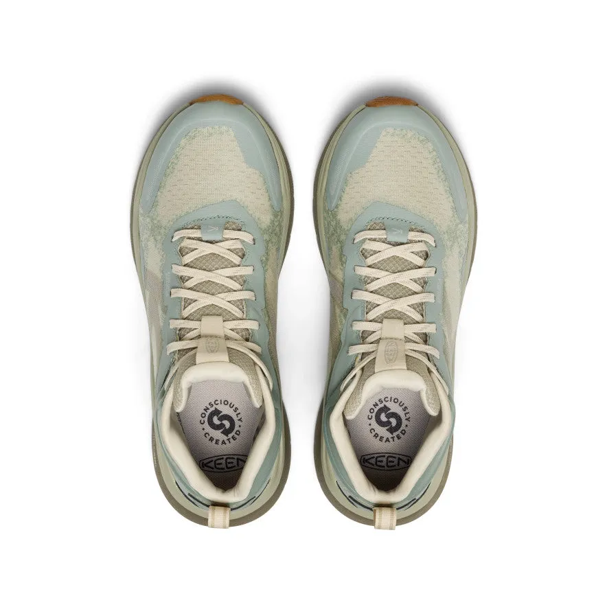 Comfortable Footwear Women's Leiki Waterproof Hiking Boot  |  Iceberg Green/Birch
