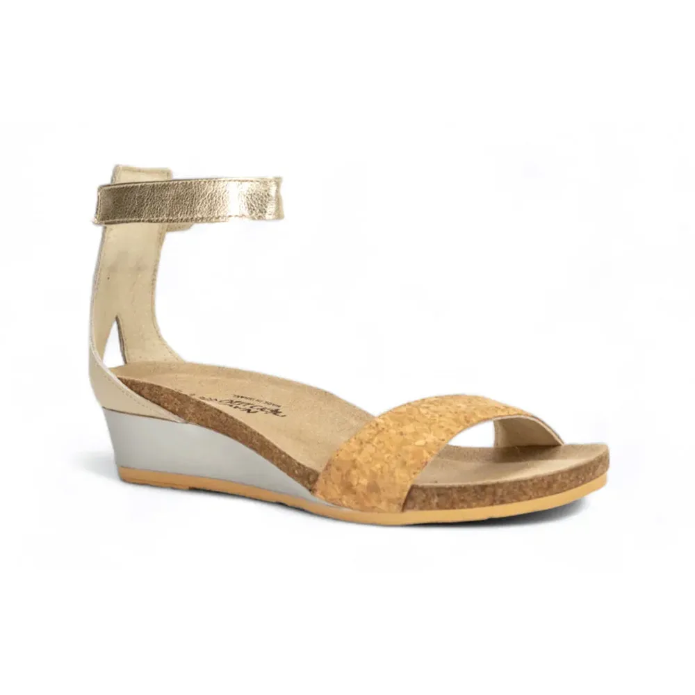 Pixie Sandal (5016) - Cork/Ivory/Radiant Gold Luxe sole Durable flexibility