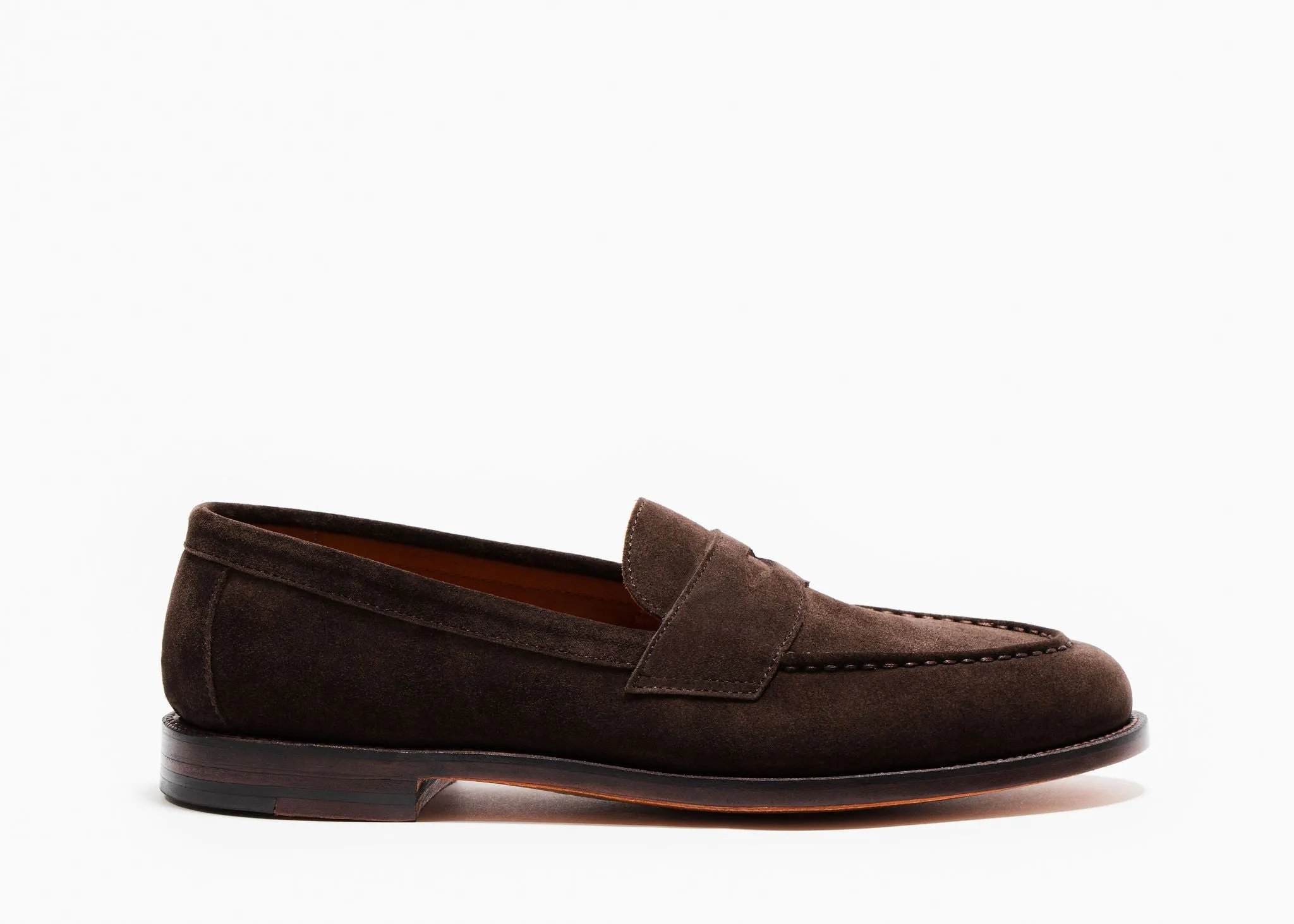 Wood Path Cozy Town Traveler Penny Espresso Suede