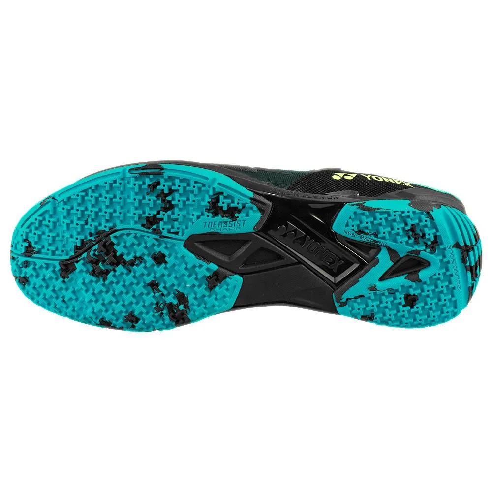 mesh ventilation Non-Slip Sole Yonex Men's Cascade Drive - Clear Black