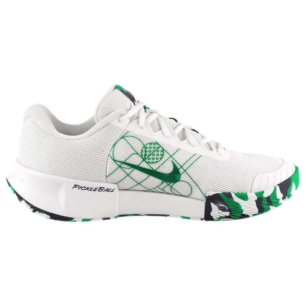 Elite Cushioning Nike Men's Air Zoom Challenge - Pickleball - White/Stadium Green