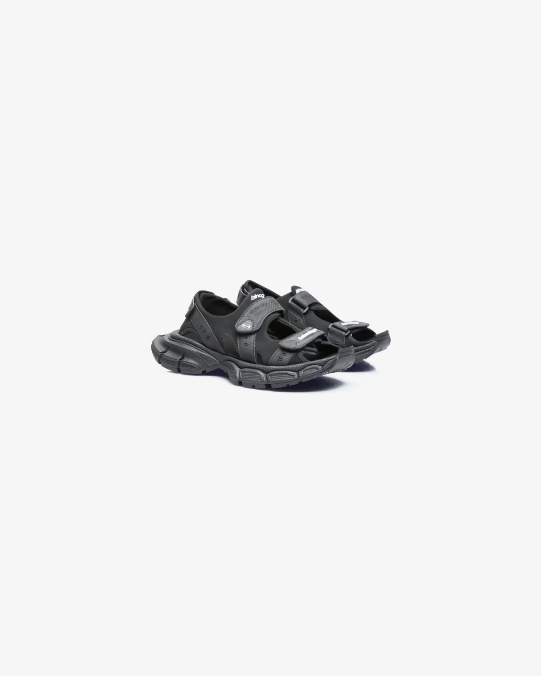 flat insole shoes aerobic running wear Balenciaga 3XL Sandal in Black