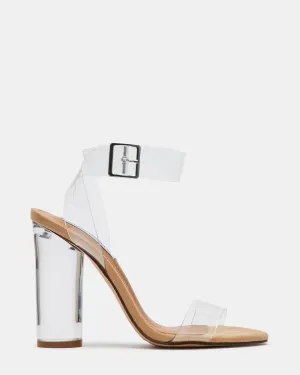 Comfy Bridal Heels CLEARER CLEAR