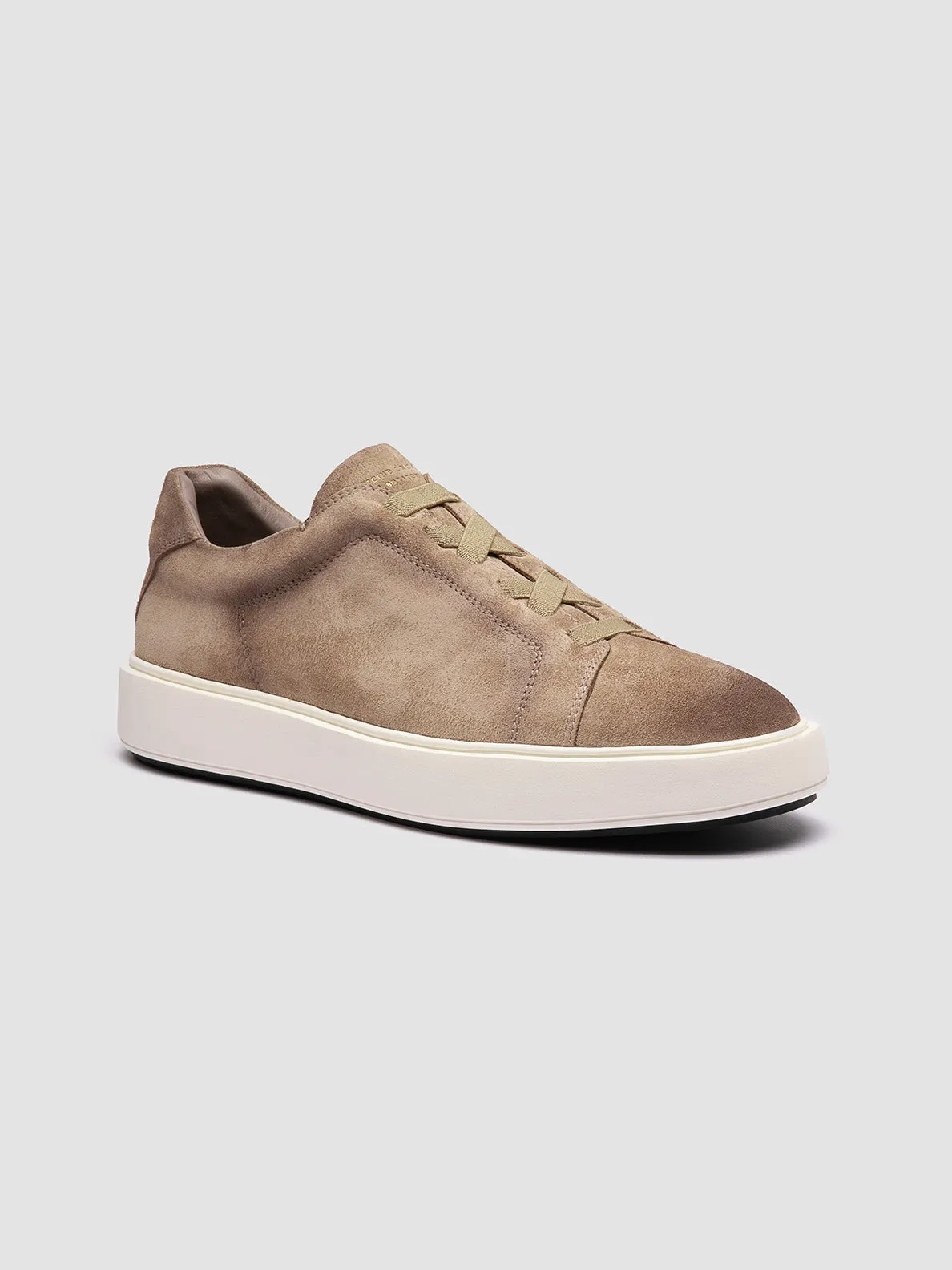 SLOUCH 001 - Beige Suede Sneakers Unisex Fit