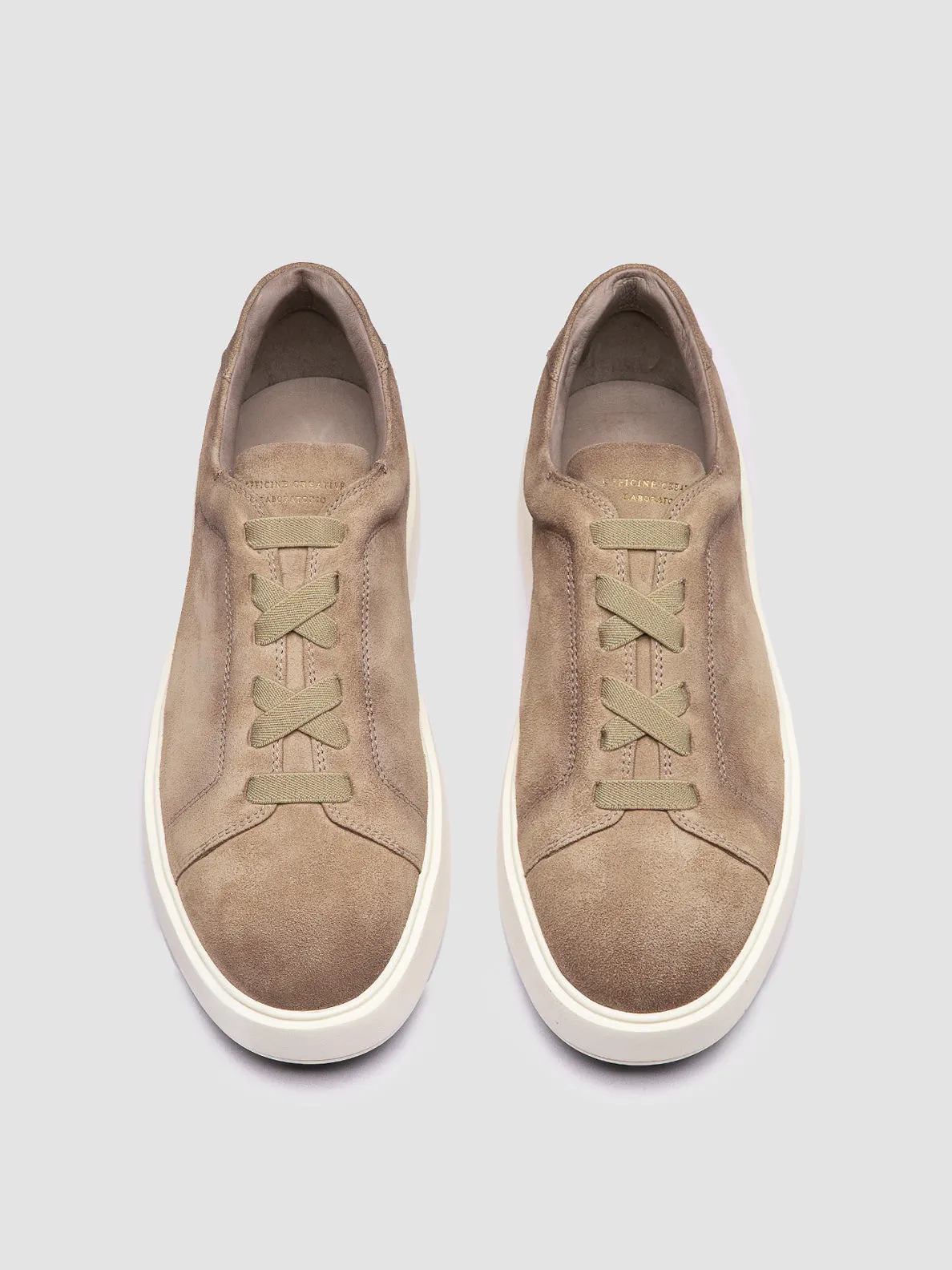 SLOUCH 001 - Beige Suede Sneakers Popular Pick
