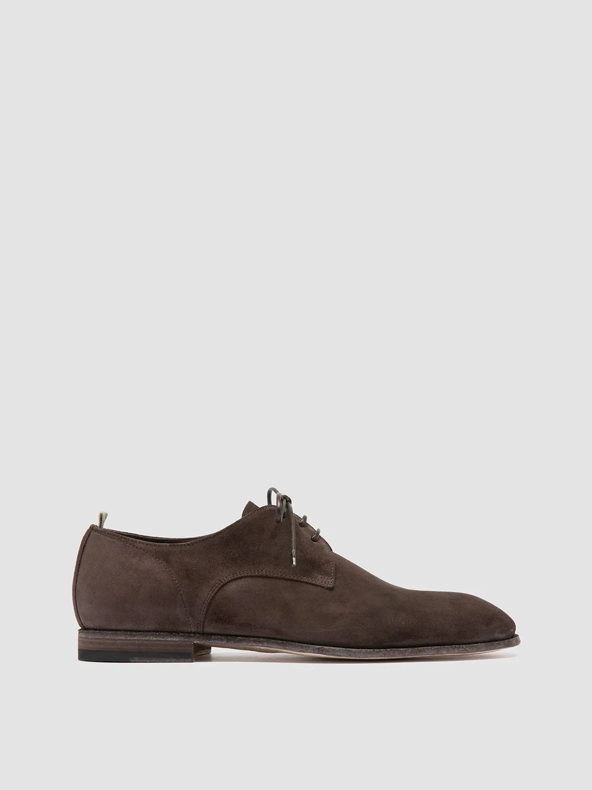 Sharp Finish SOLITUDE 002 - Brown Suede Derby Shoes