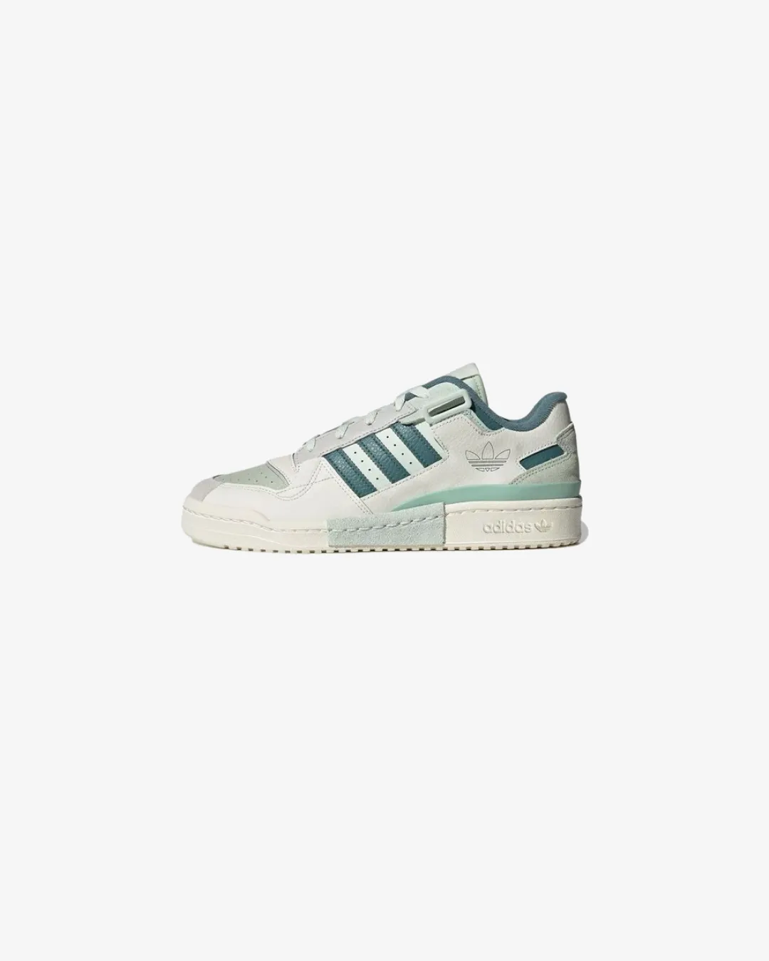 running in a tropical area morning run shoes Adidas Originals Exhibit Forum 'Cloud White & Light Green' Sneakers