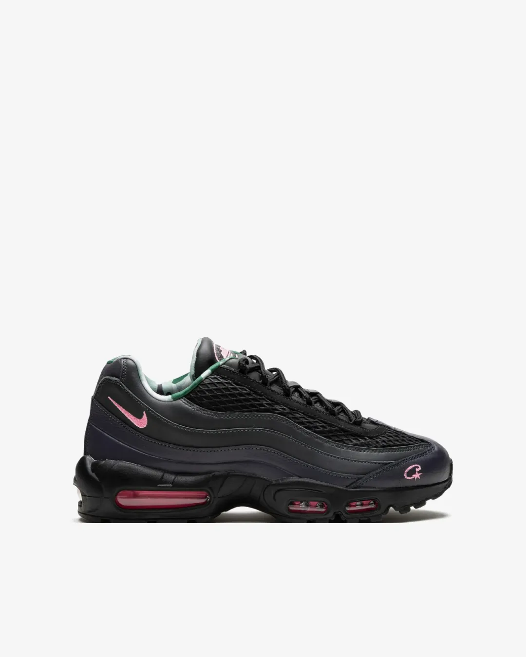 Comfort Outsole Italian Glam Nike x Corteiz Air Max 95 ??Pink Beam?? Sneakers