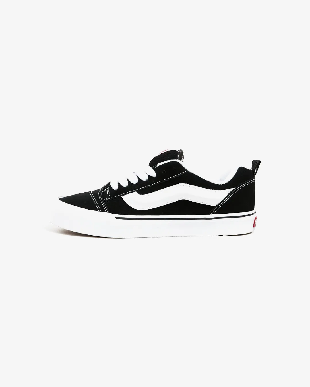 stretchy fabric Vans Knu Skool ?? Black/White Sneakers