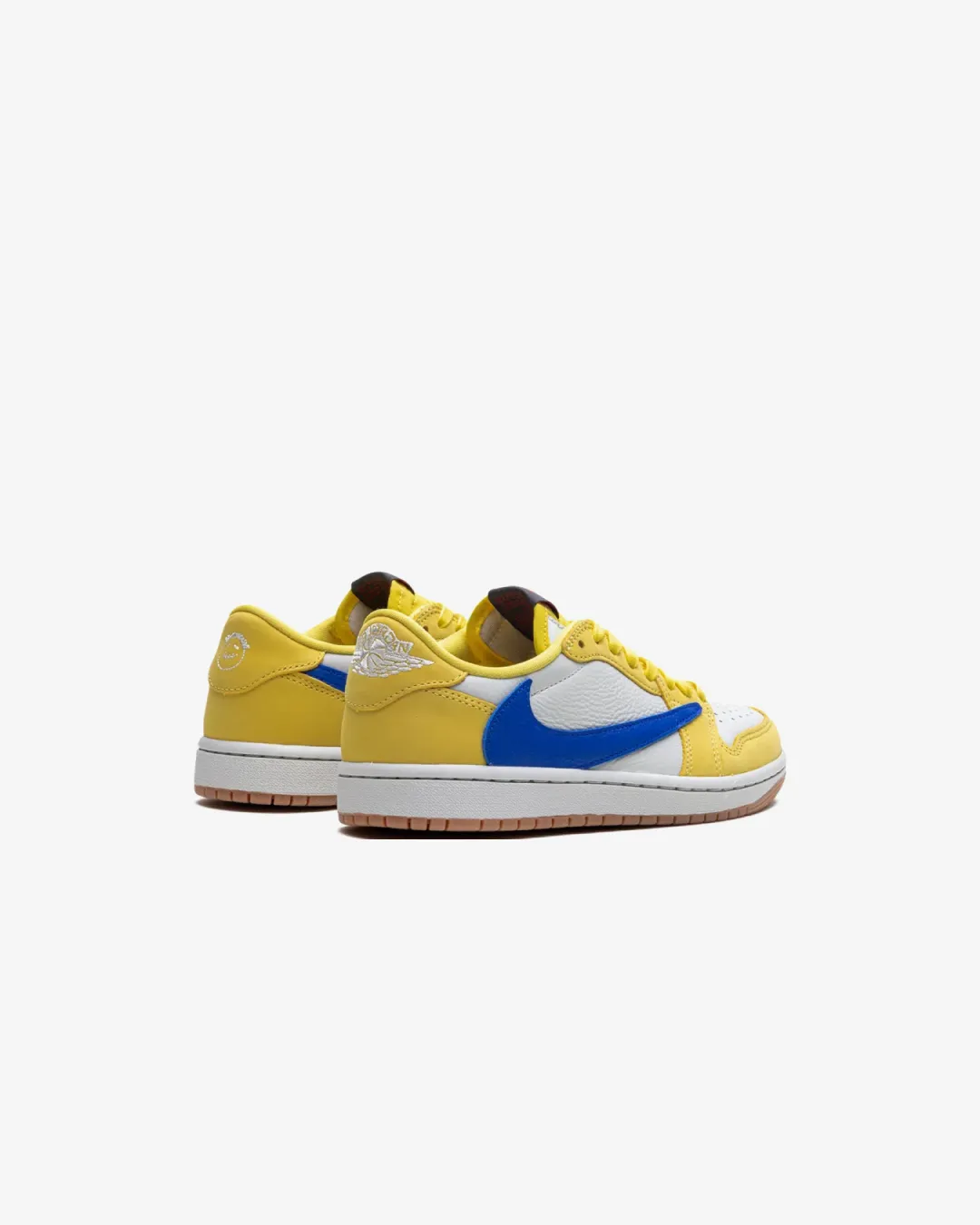 Air Jordan 1 Low x Travis Scott "Canary Blue" Sneakers Club Night Hiking Mood
