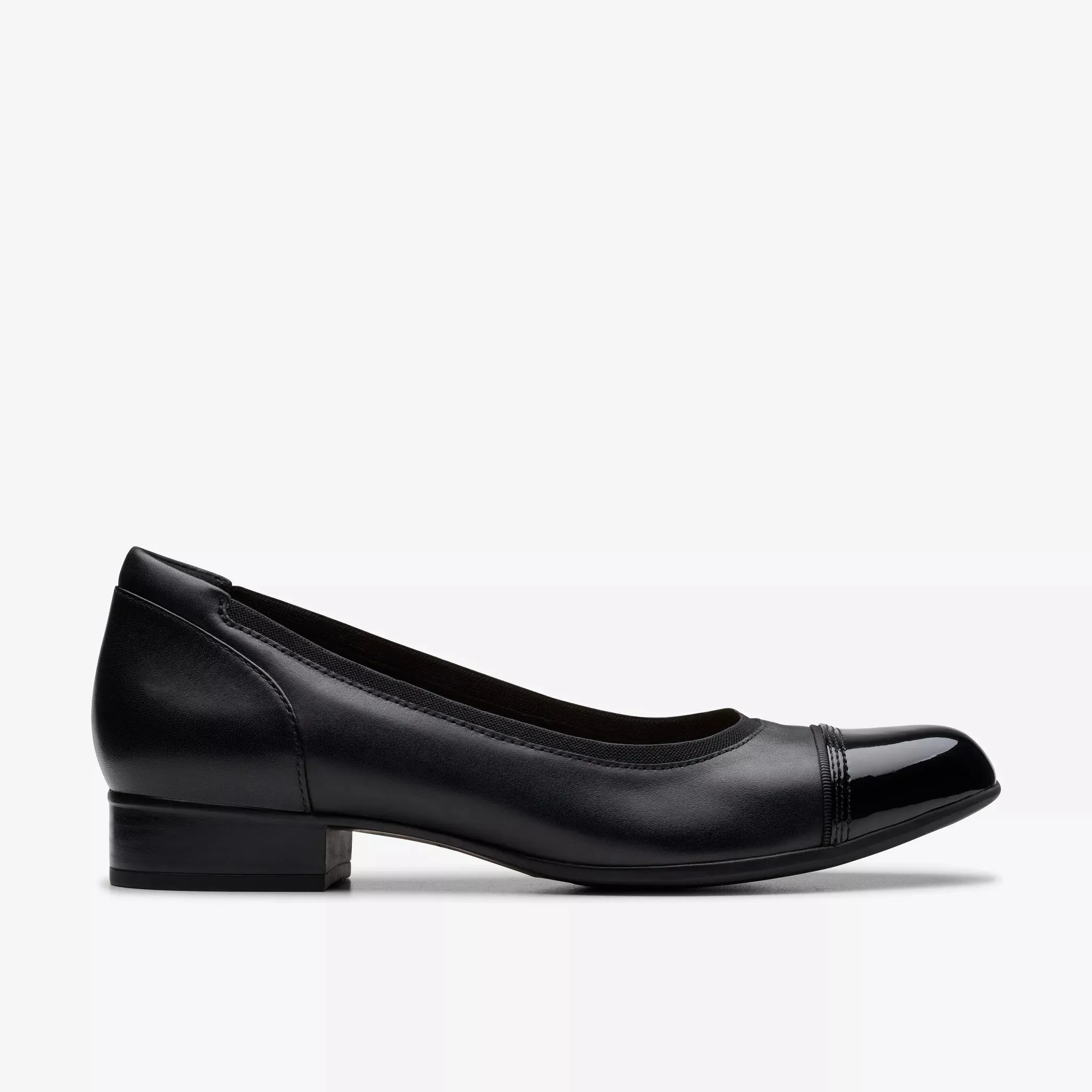 Silk Feel Clarks Women's Krystine May Black Leather