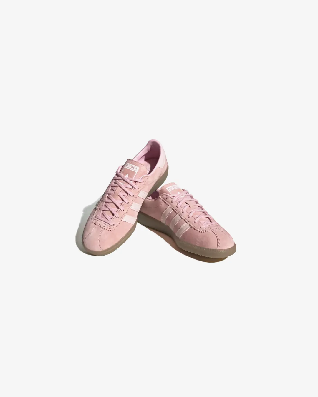 Winter Warm Adidas OG Bermuda Pink Glow Sneakers