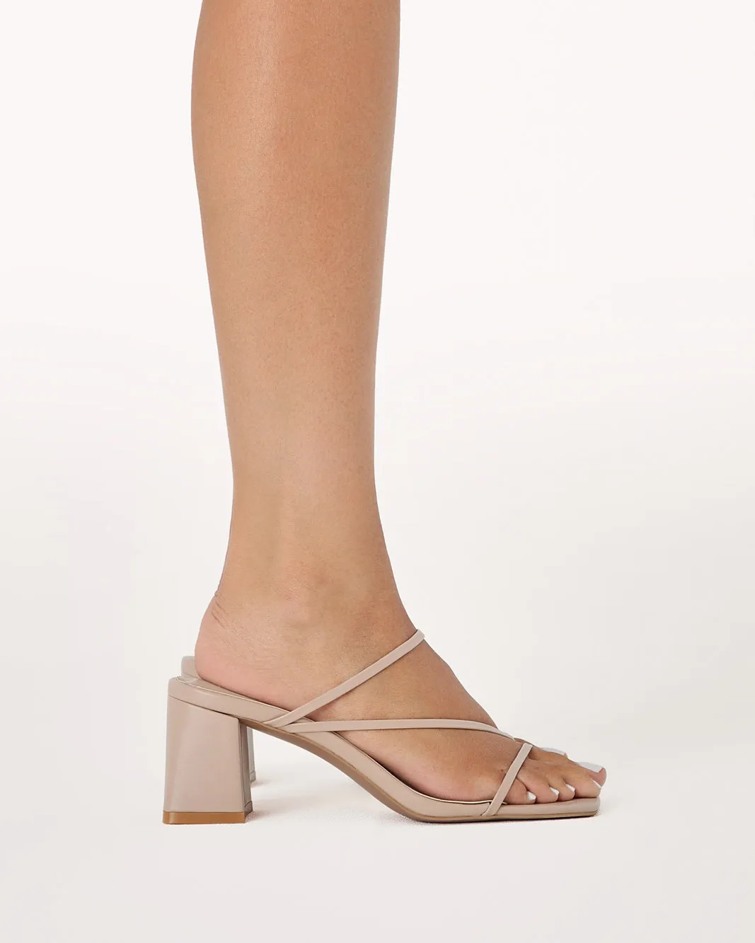 Vintage Style Heels YAZMIN 2.0 - LATTE