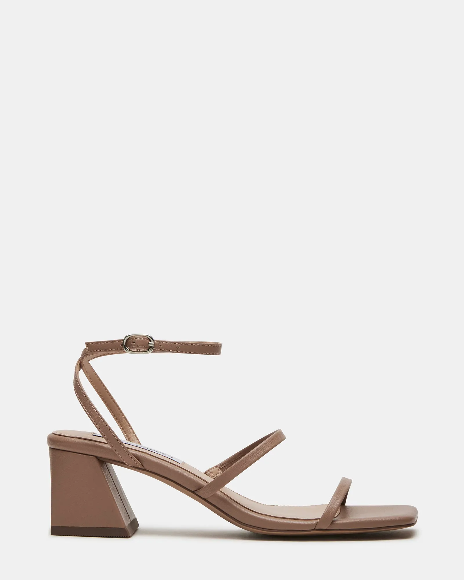 ASHLYNN BLUSH LEATHER Comfortable Pumps Chunky Heels