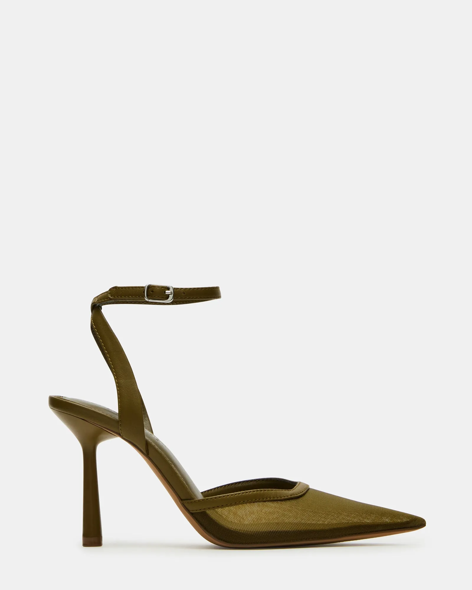 Luxury Wedding Pumps ALLIANCE MESH OLIVE