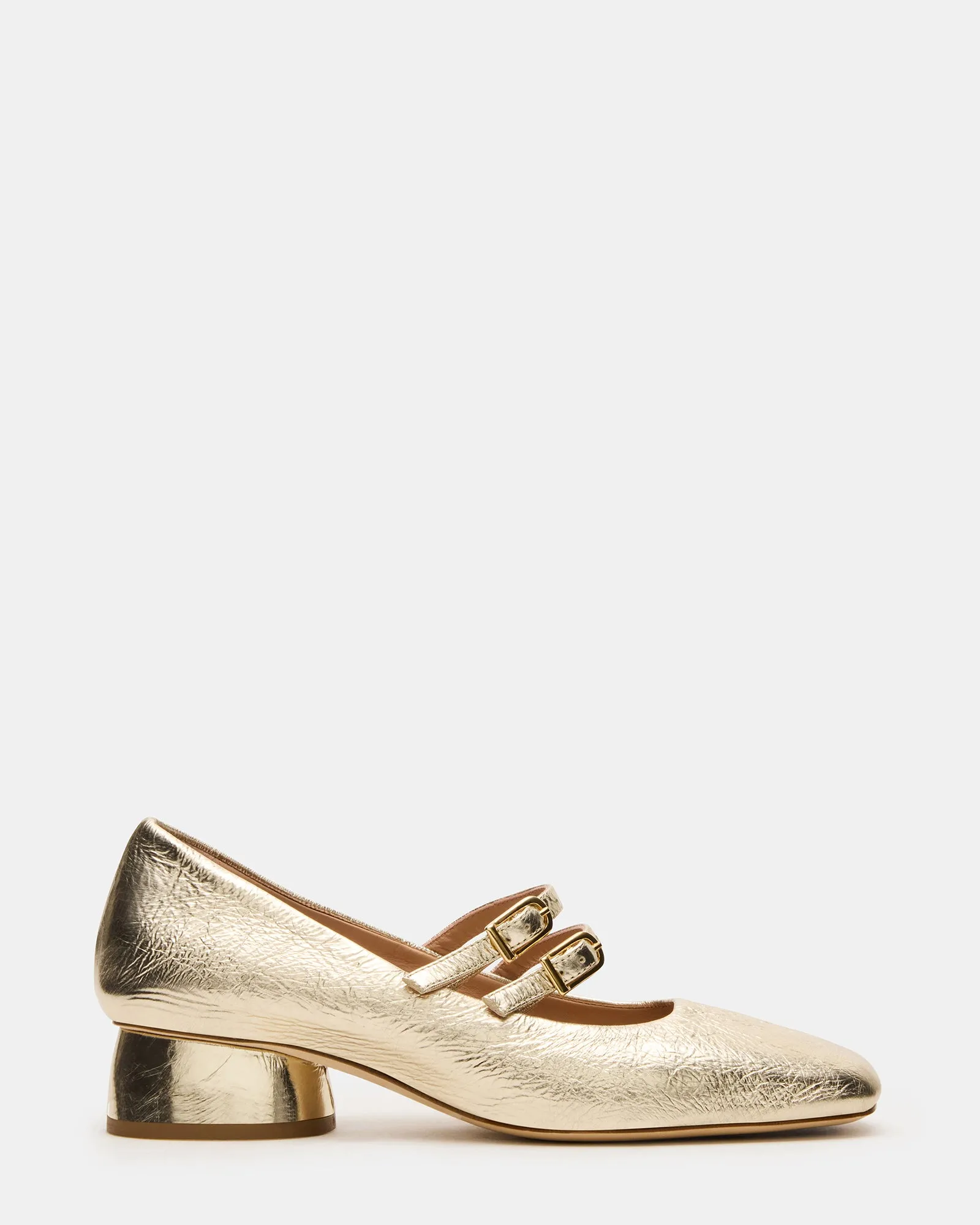 Wide Fit Heels STAFFORD GOLD LEATHER