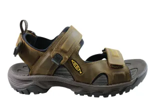 Street Cool Keen Mens Targhee III Open Toe Adjustable Leather Comfortable Sandals