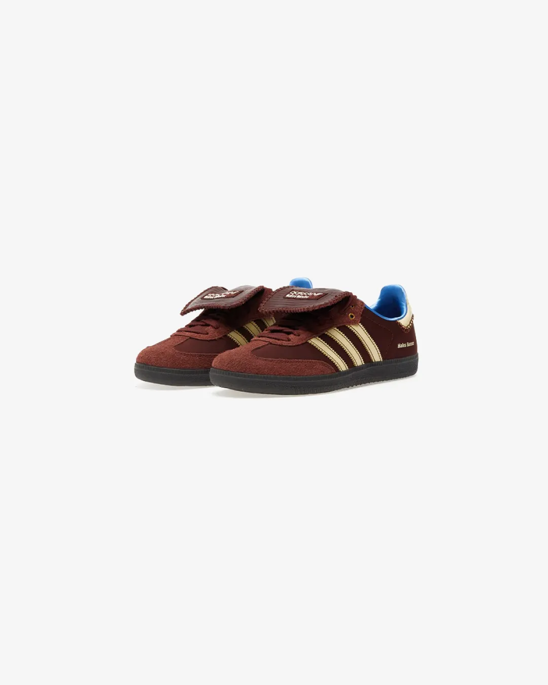 Adidas Samba x Wales Bonner Nylon Fox Brown Sneakers. Light Run